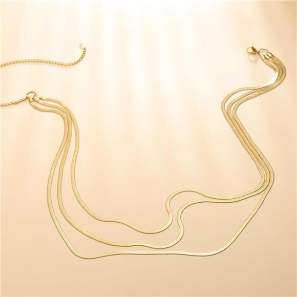 ✨ 4-Piece Gold Waist Chain Set | 18K Plated Belly Chains, Layered Body Jewelry - Picture 5 of 6